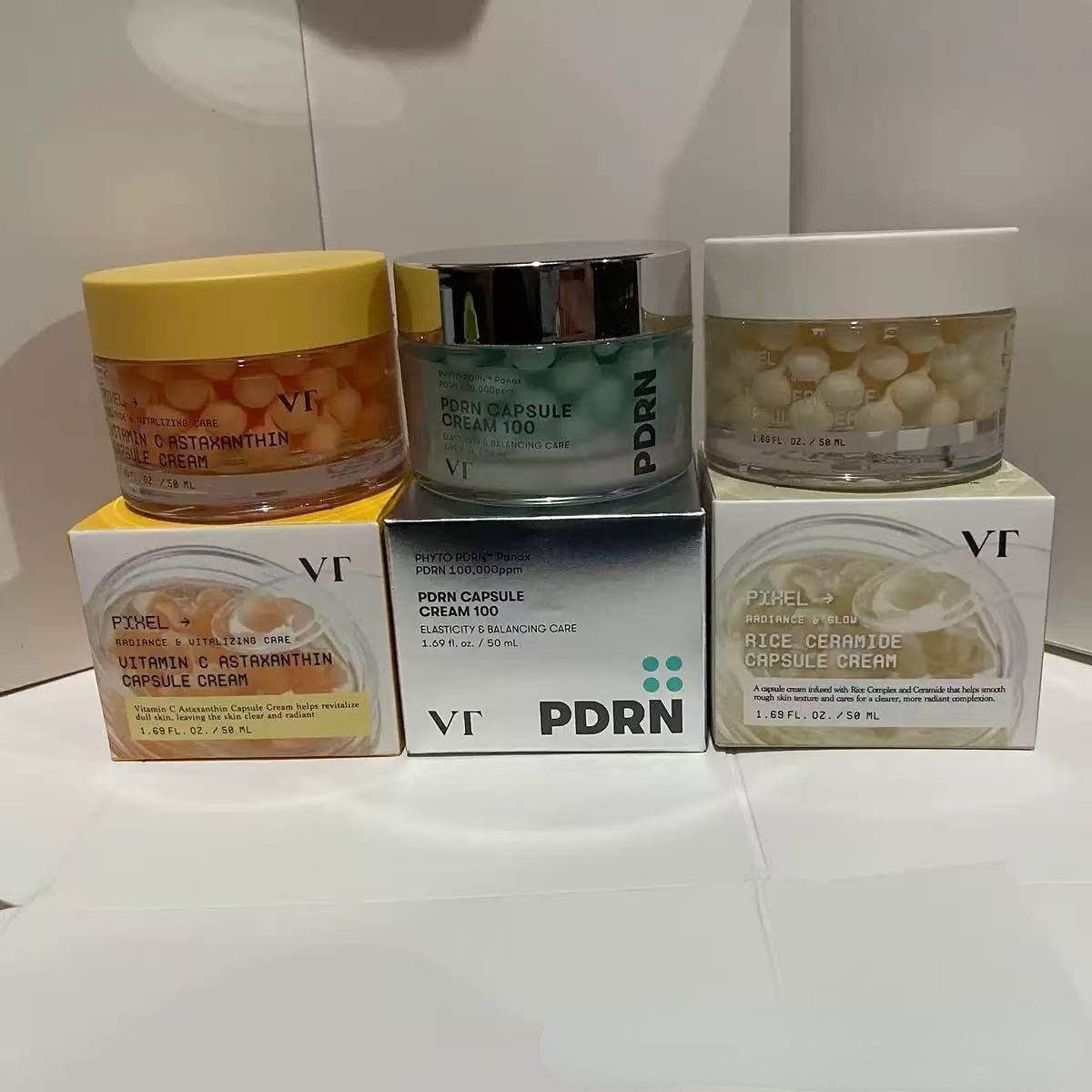 Vitamin C Serum - VT 100,000ppm PDRN 캡슐 크림, 라이스
