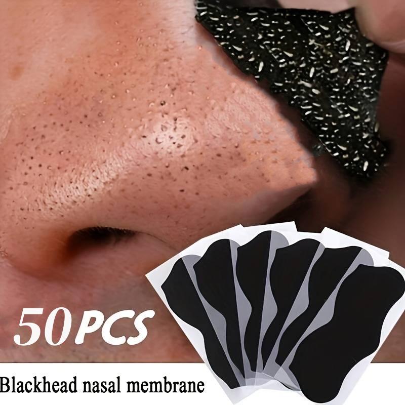 Face Mask Skincare - 50Pcs 코 블랙헤드 리무버 마스크 수축